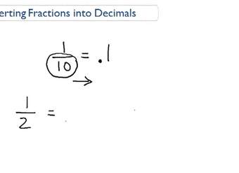 Convertir fracciones en decimales: descripción general