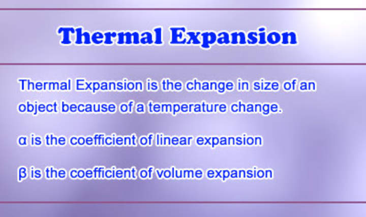 Expansión térmica - Descripción general Expansión térmica - Descripción general