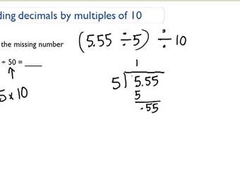 División de decimales - Ejemplo 4