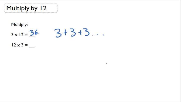 Multiplicar por 6,7,8,9,11 y 12 - Ejemplo 9 Multiplicar por 6,7,8,9,11 y 12 - Ejemplo 9