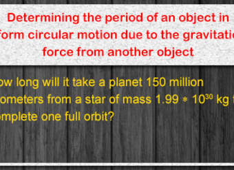 Ley de gravitación de Newton - Ejemplo 5