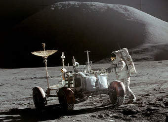 Descarga de los astronautas del Apolo