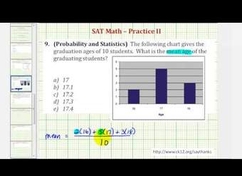 SAT Math (Probabilidad y Estadística) - Práctica 2.9
