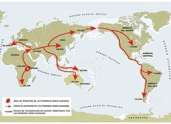 Mapa difusión ser humano