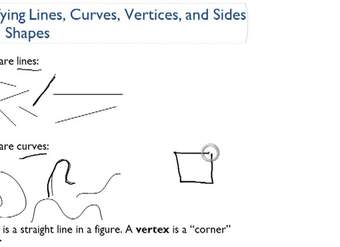 Descripción general de líneas, curvas, vértices y lados de formas 2D