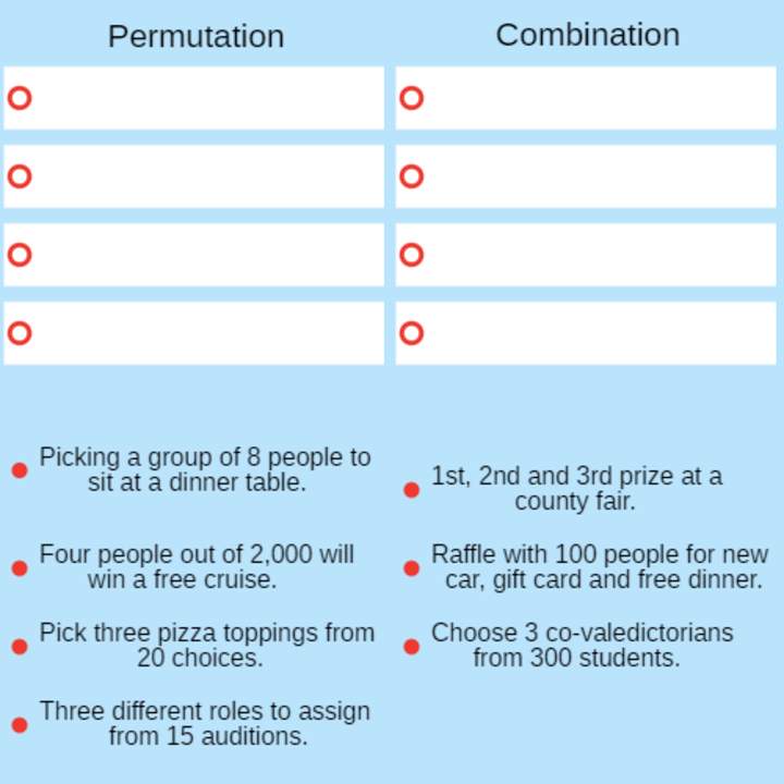 Técnicas de conteo: permutaciones y combinaciones Técnicas de conteo: permutaciones y combinaciones