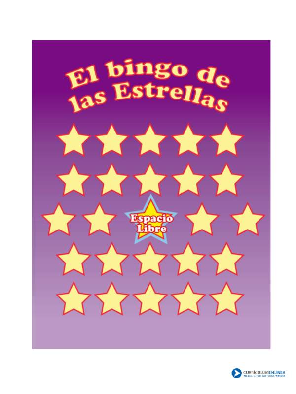 Bingo de las estrellas