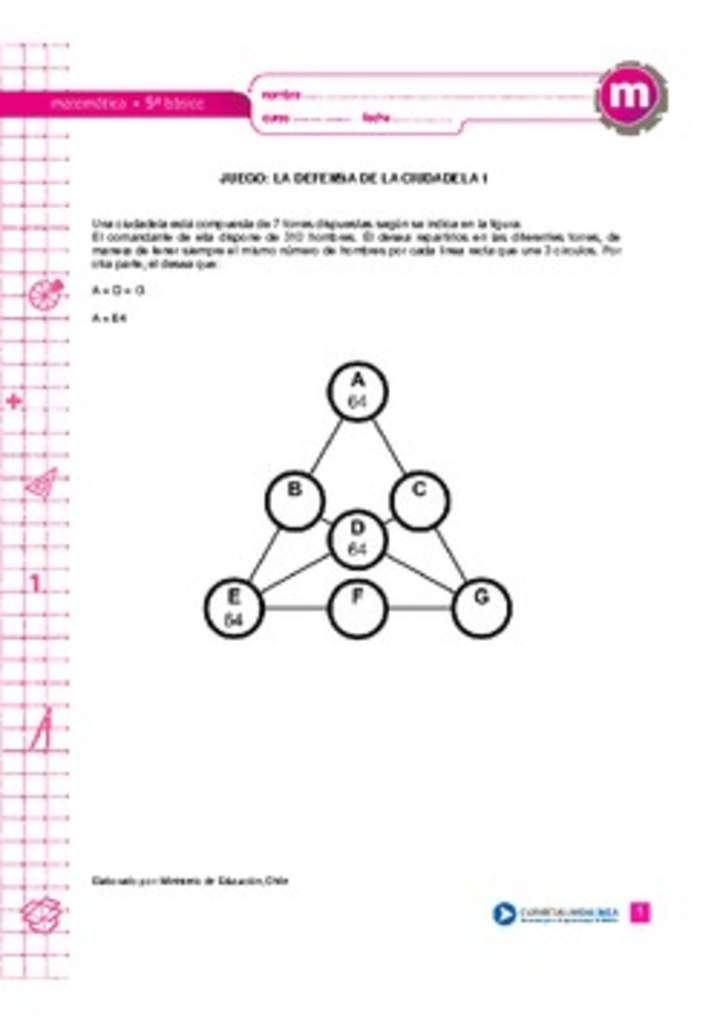 Juego: la defensa de la ciudadela 1