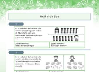 Actividades mayor que, menor que