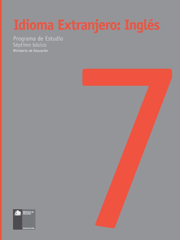 Programa de Inglés 7º básico