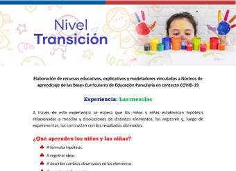 Experiencia Educativa: Las mezclas