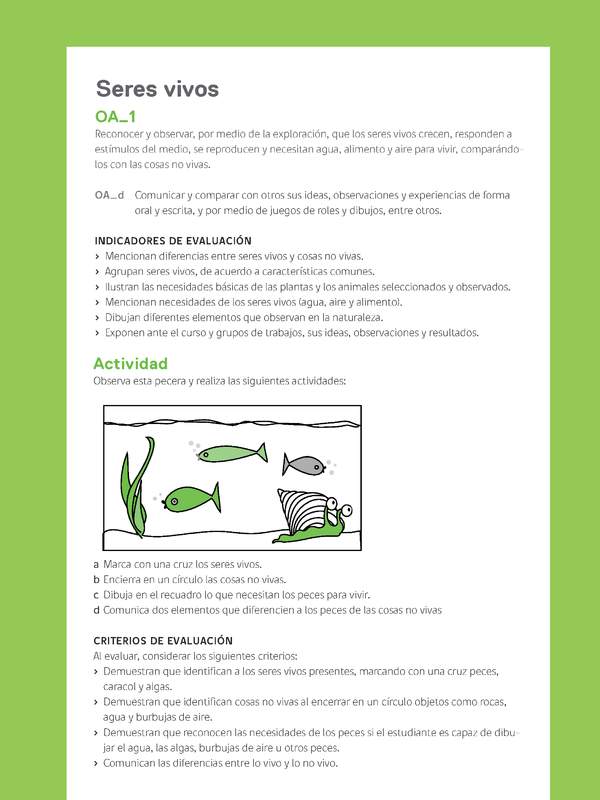 Ejemplo Evaluación Programas - OA01 - Los seres vivos - 2