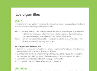 Ejemplo Evaluación Programas - OA06 - Los cigarrillos