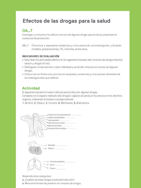 Ejemplo Evaluación Programas - OA07 - Efectos de las drogas para la salud