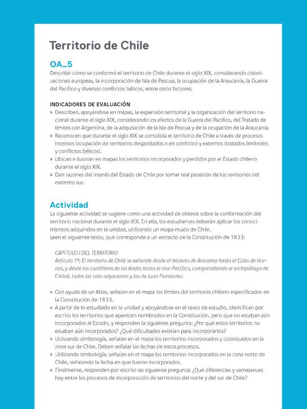 Ejemplo Evaluación Programas - OA05 - Territorio de Chile