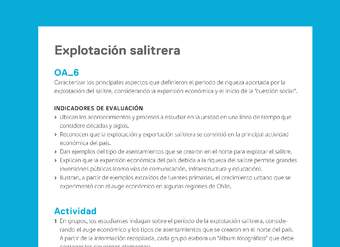 Ejemplo Evaluación Programas - OA06 - Explotación salitrera