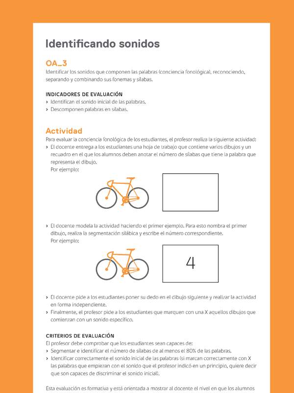 Ejemplo Evaluación Programas - OA03 - Identificando sonidos