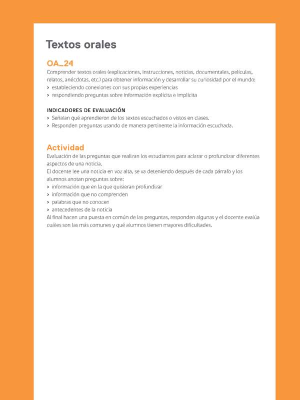 Ejemplo Evaluación Programas - OA24 - Textos orales