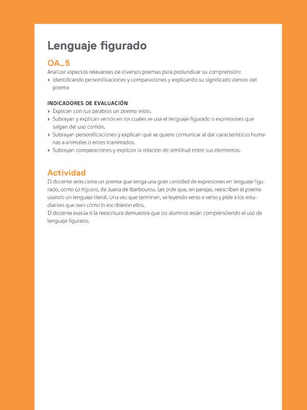 Ejemplo Evaluación Programas - OA05 - Lenguaje figurado