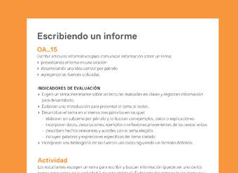 Ejemplo Evaluación Programas - OA15 - Escribiendo un informe