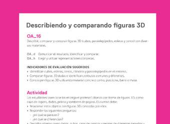 Ejemplo Evaluación Programas - OA16 - Describiendo y comparando figuras 3D