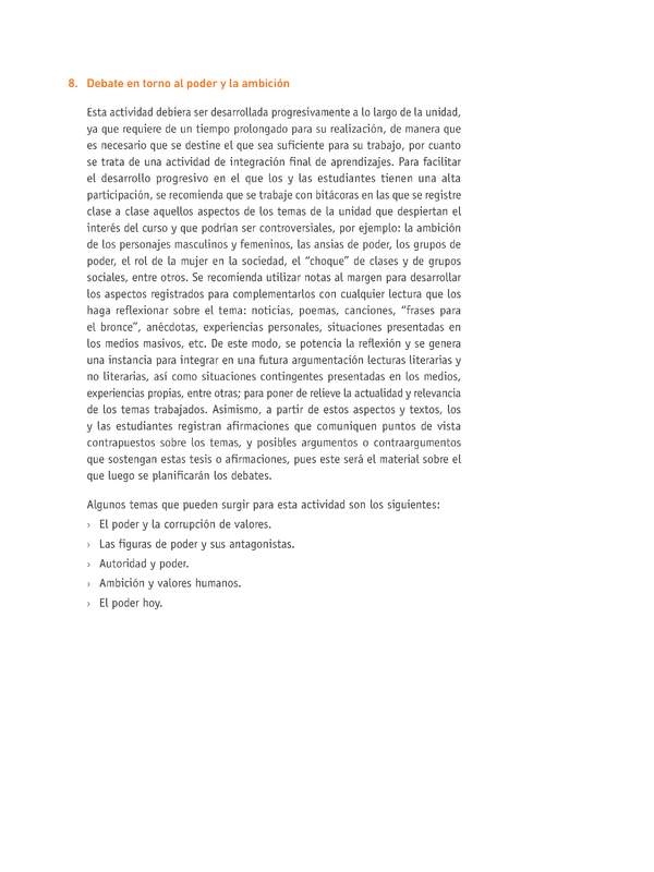 Evaluación Programas - LE2M OA20 - OA21 - U4 - DEBATE ENTORNO AL PODER Y LA AMBICIÓN