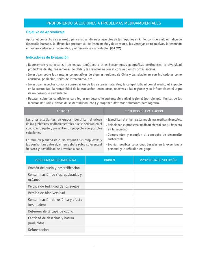 Evaluación Programas - HI08 OA22 - U4 - PROPONIENDO SOLUCIONES A PROBLEMAS MEDIOAMBIENTALES