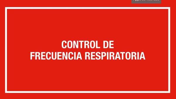 Control de frecuencia respiratoria