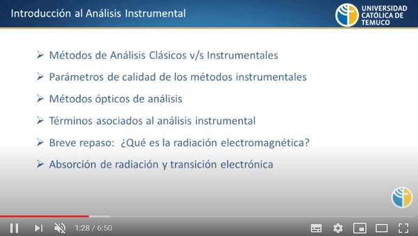 Química analítica – introducción a los métodos instrumentales, UCT.