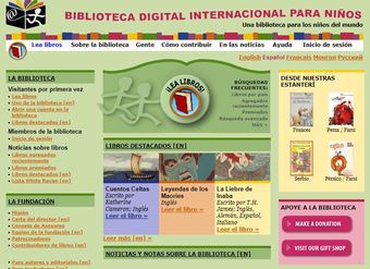 Biblioteca digital internacional para niños