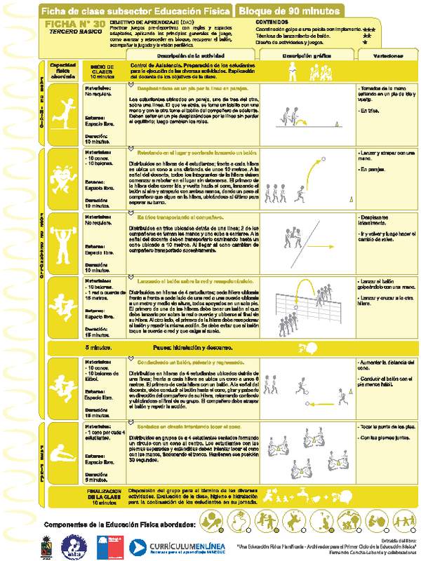Juegos Predeportivos Ficha N° 30