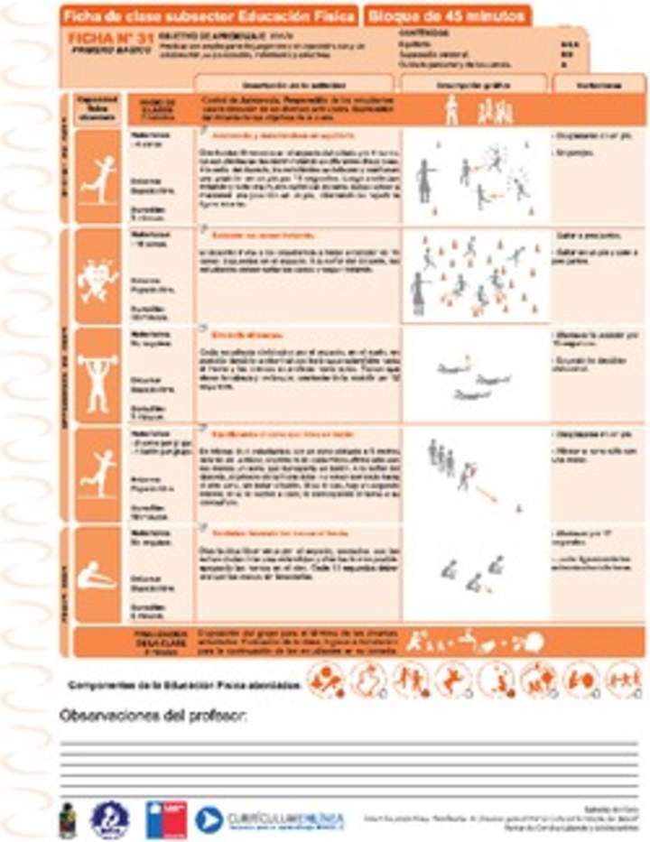 Juegos Predeportivos Ficha N° 31