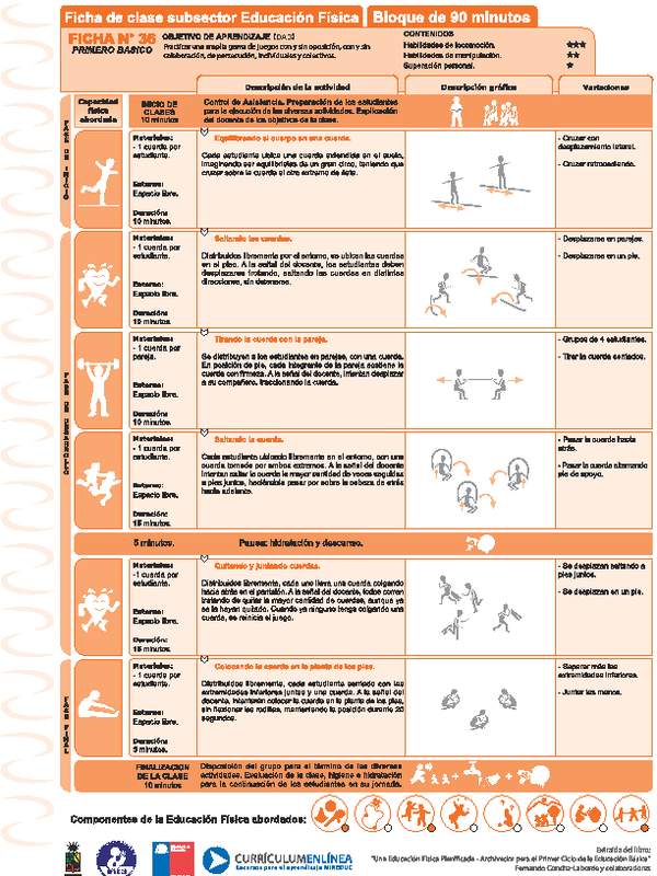 Juegos Predeportivos Ficha N° 36