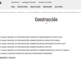 INACAP. Recursos de apoyo a EMTP en Construcción