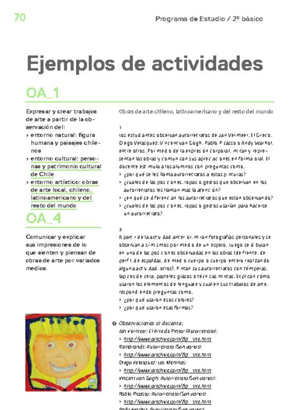 Actividades sugeridas Unidad 2