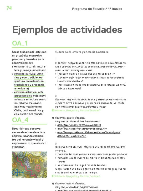 Actividades sugeridas Unidad 2