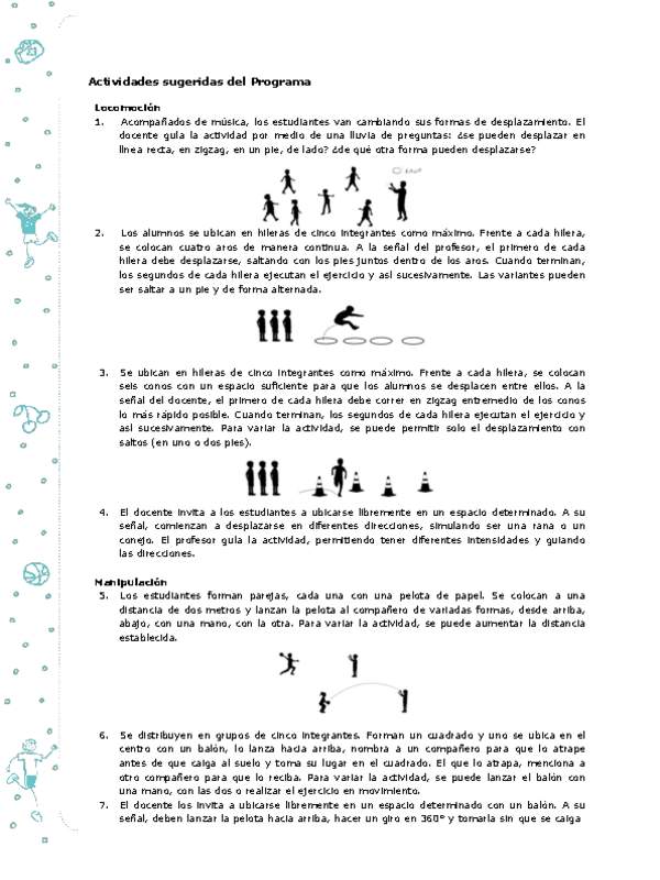 Actividades sugeridas Unidad 1