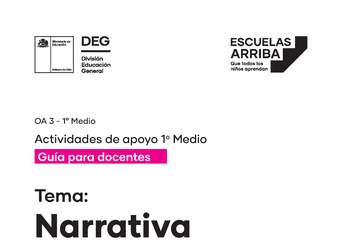 Narrativa: Explica el conflicto de una narración Guía 1