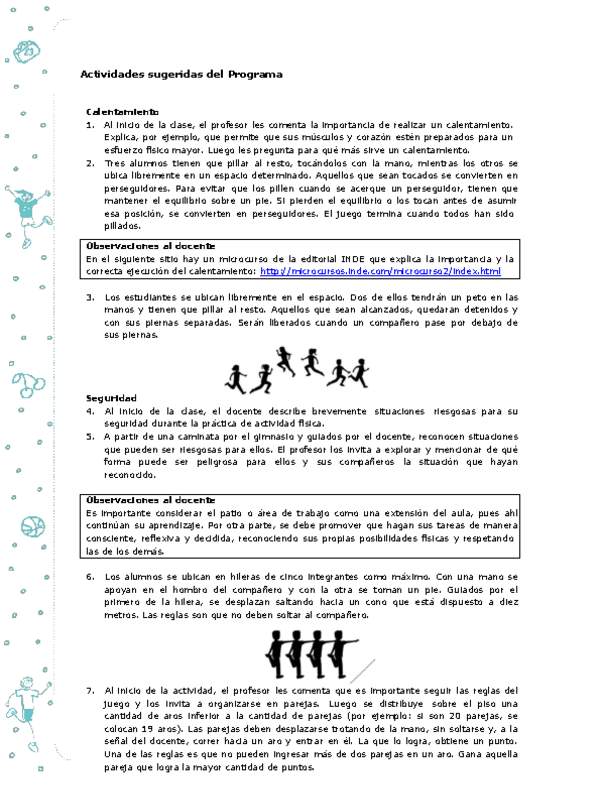 Actividades sugeridas Unidad 2