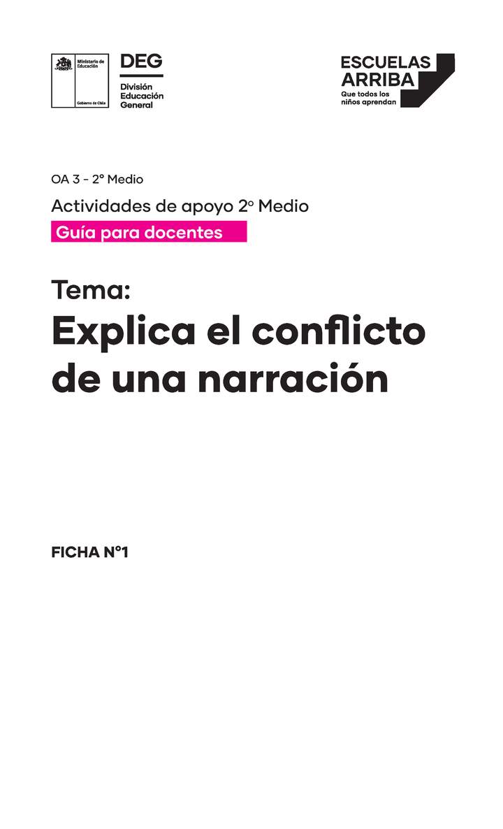 Narrativa: Explica el Conflicto Guía 1