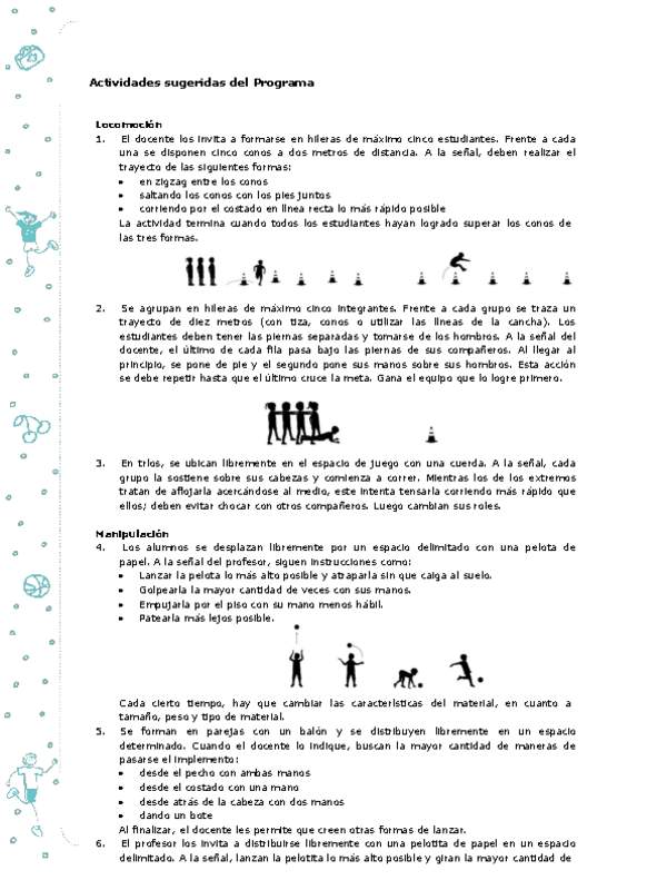 Actividades sugeridas Unidad 1