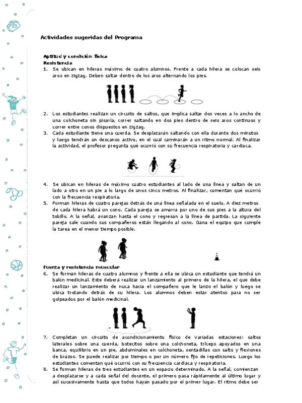 Actividades sugeridas Unidad 2