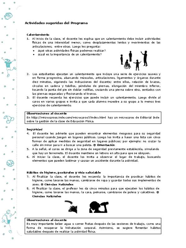 Actividades sugeridas Unidad 2