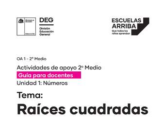 Raíces cuadradas Guías 1 y 2