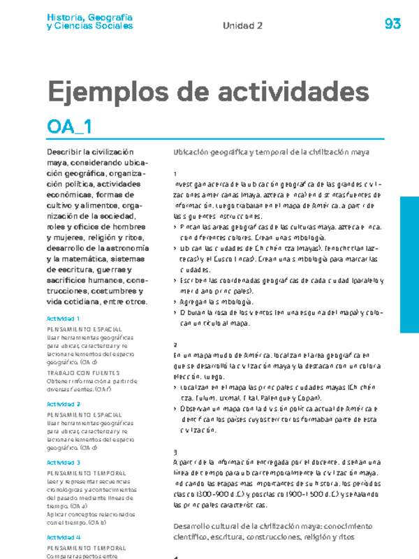 Actividades sugeridas Unidad 2