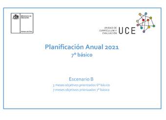 Planificación  7º básico 2021