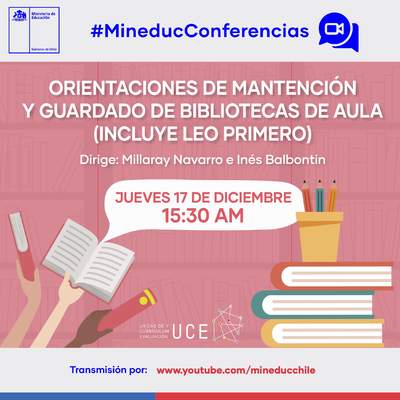 Orientaciones sobre mantención y guardado de biblioteca de aula