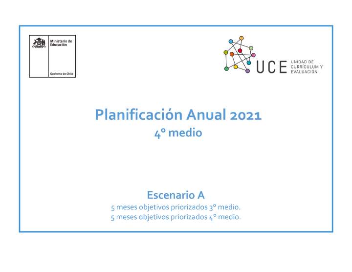 Planificación 4º Medio HC 2021