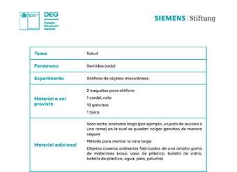 Xilófono de objetos misceláneos