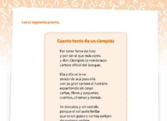 Cuento tonto de un cienpies